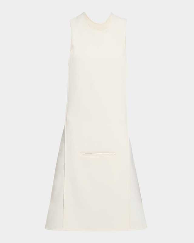 Oblique Hooded Space Dress
